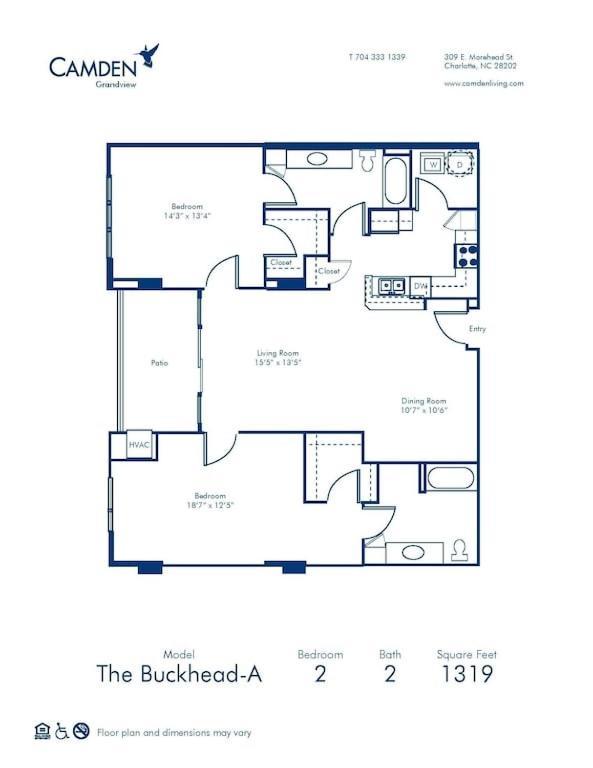 Spacious 2 Bedroom 2 Bathroom Apartment With Balcony In Uptown Charlotte! City Views & Free Parking! Zewnętrze zdjęcie